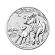 1 kg sidabrinė moneta Lunar III - Jaučio metai, Australija 2021