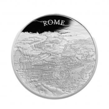 1 oz (31.10 g) sidabrinė PROOF moneta Miesto vaizdai – Roma, Didžioji Britanija 2022