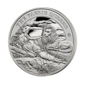 1 oz (31.10 g) sidabrinė PROOF moneta Una ir liūtas, Saint Helena 2023