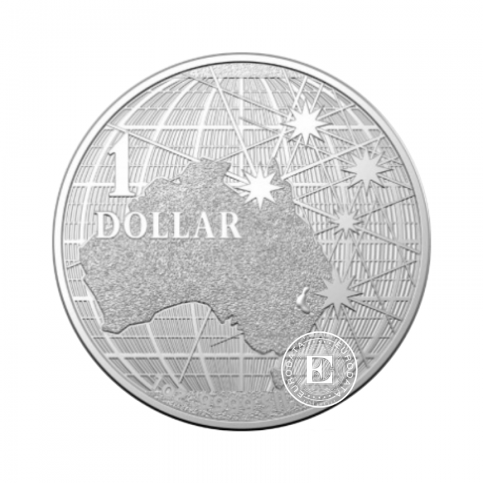 1 oz (31.10 g) sidabrinė moneta Žvaigždynas - Pietų Kryžius, Australija 2021