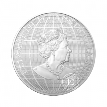 1 oz (31.10 g) sidabrinė moneta Žveigždynas - Pietų Kryžius, Australija 2021