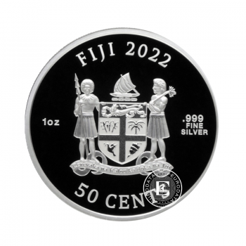 1 oz (31.10 g) silver coin Cats, Fiji 2022
