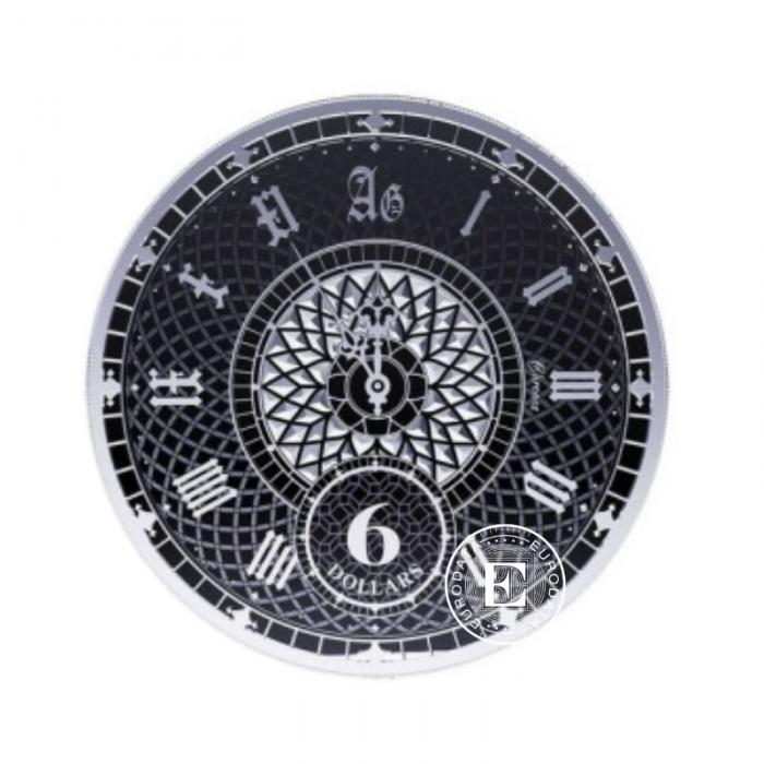 1 oz (31.10 g) srebrna moneta Chronos, Tokelau 2022