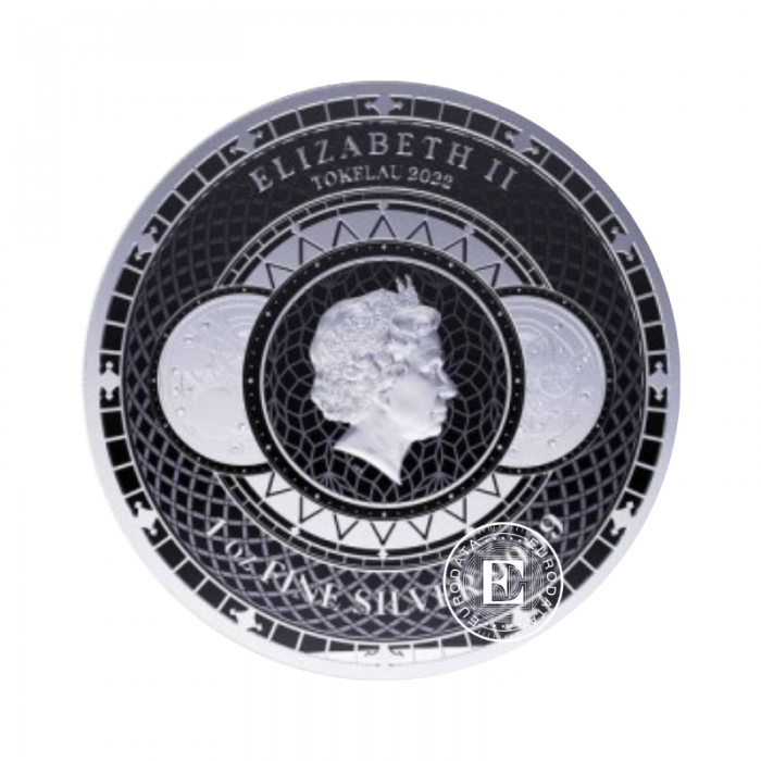 1 oz (31.10 g) sidabrinė moneta Chronos, Tokelau 2022