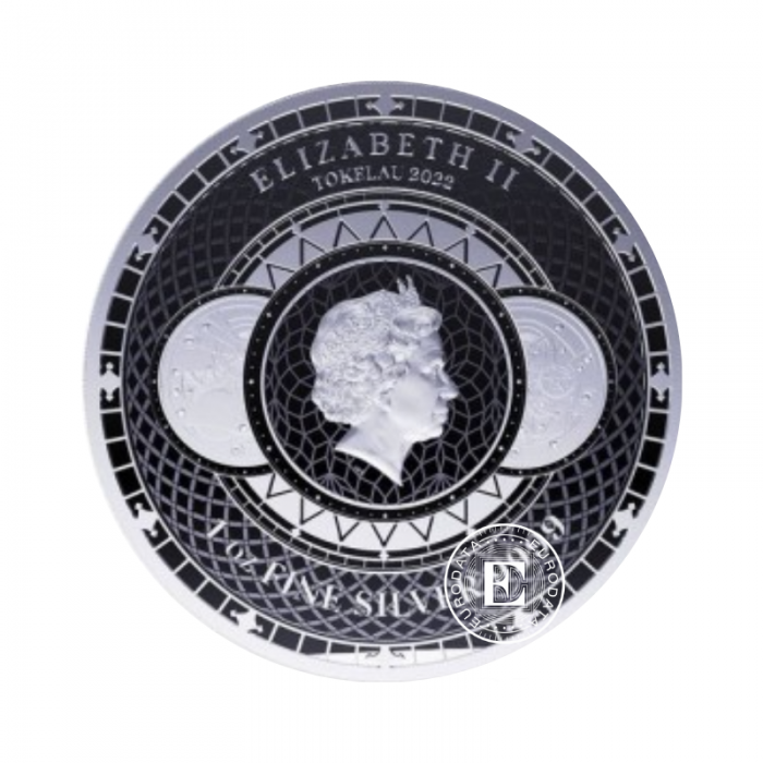 1 oz (31.10 g) srebrna moneta Chronos, Tokelau 2022