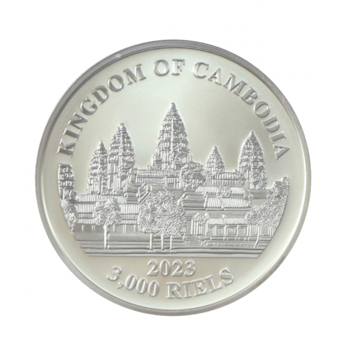 1 oz (31.10 g) silver coin Wildlife - Clouded Leopard, Cambodia 2023