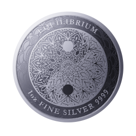 1 oz (31.10 g) sidabrinė moneta Equilibrium, Niujė 2023