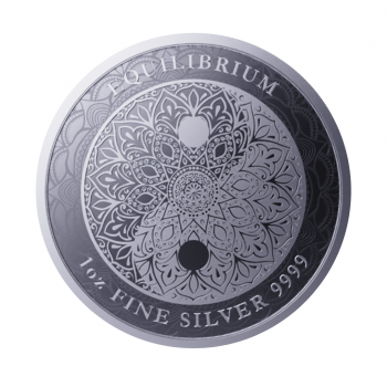 1 oz (31.10 g) silbermünze Equilibrium, Niue 2023