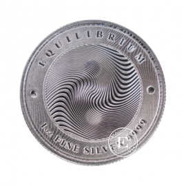 1 oz (31.10 g) pièce d'argent Equilibrium, Tokelau 2021