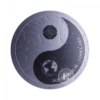 1 oz (31.10 g) sidabrinė moneta Equilibrium, Tokelau 2022