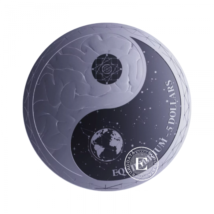 1 oz (31.10 g) srebrna moneta Equilibrium, Tokelau 2022