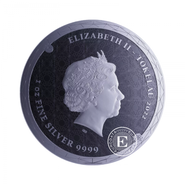 1 oz (31.10 g) sidabrinė moneta Equilibrium, Tokelau 2022