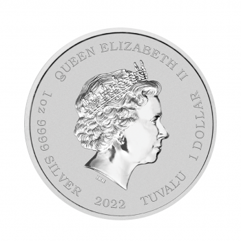 1 oz (31.10 g) silver coin The Phantom, Tuvalu 2022