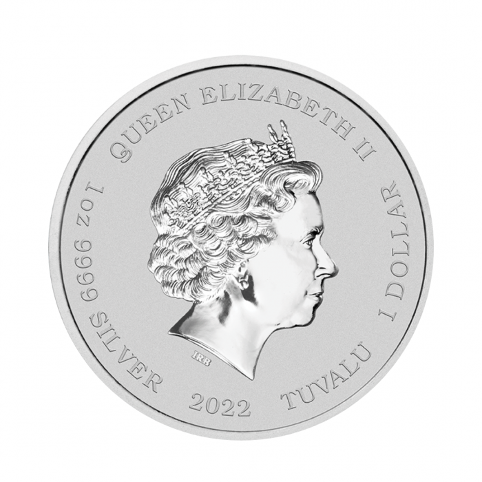 1 oz (31.10 g) silver coin The Phantom, Tuvalu 2022