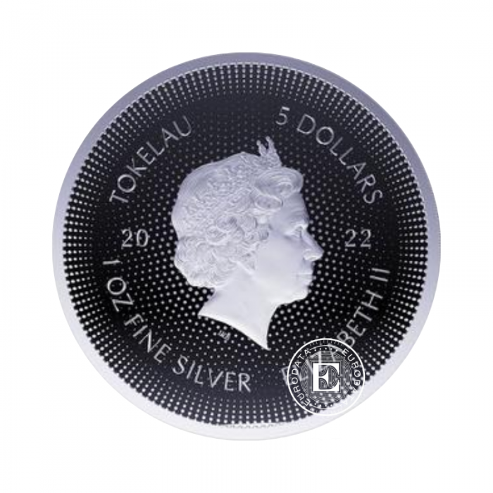 1 oz (31.10 g) sidabrinė moneta Icon - Marilyn Monroe, Tokelau 2022