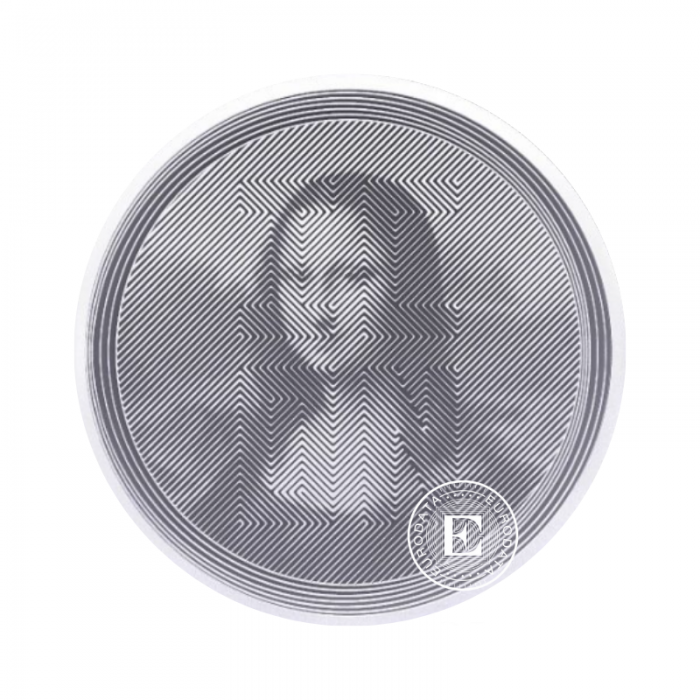 1 oz (31.10 g) srebrna moneta Icon Mona Lisa, Tokelau 2021