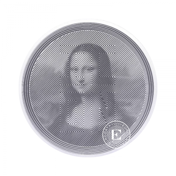 1 oz (31.10 g) sidabrinė moneta Icon - Mona Lisa, Tokelau 2021