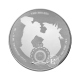 1 oz (31.10 g) sidabrinė moneta Kong, Niujė 2021