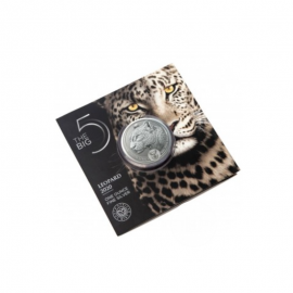 1 oz (31.10 g) srebrna moneta Leopard, South Africa 2020