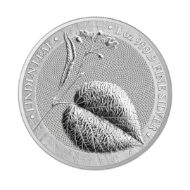 1 oz (31.10 g) pièce Mythical Forest - Linden Leaf, Poland 2022 