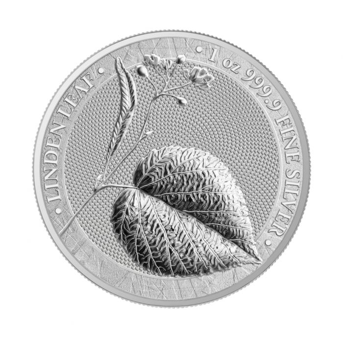 1 oz (31.10 g) silver coin Mythical Forest - Linden Leaf, Poland 2022 