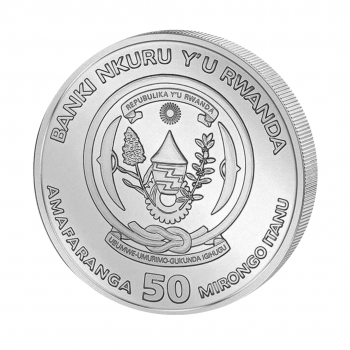 1 oz (31.10 g) sidabrinė moneta Nautical Once - USS Constitution, Ruanda 2022