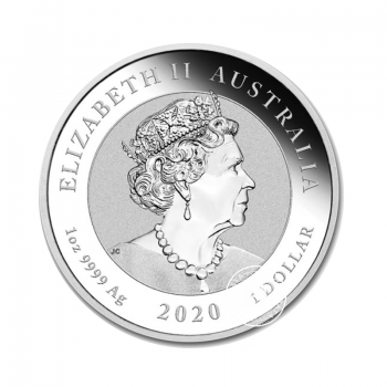 1 oz (31.10 g) sidabrinė moneta Quokka, Australija 2020