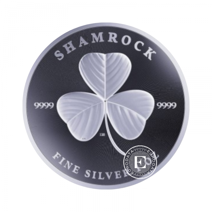 1 oz (31.10 g) pièce Shamrock, Niue 2022