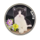 1 oz (31.10 g) silver colored coin Cats, Fiji 2022