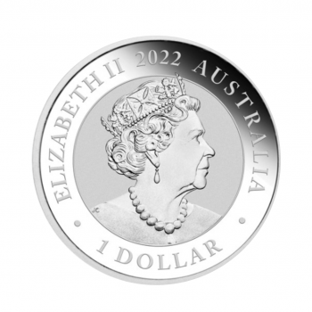 1 oz (31.10 g) sidabrinė PROOF moneta Gulbė, Australija 2022