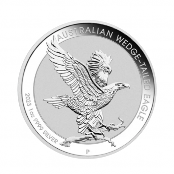 1 oz (31.10 g) sidabrinė moneta Australijos pleištasuodegis erelis, Australija 2023
