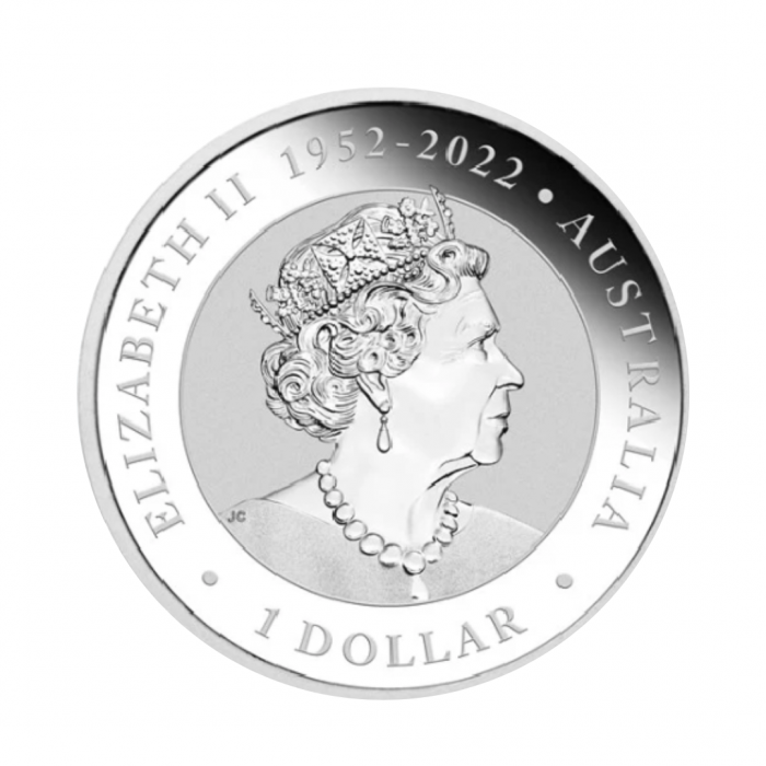 1 oz (31.10 g) sidabrinė moneta Australijos Pleištauodegis erelis, Australija 2023