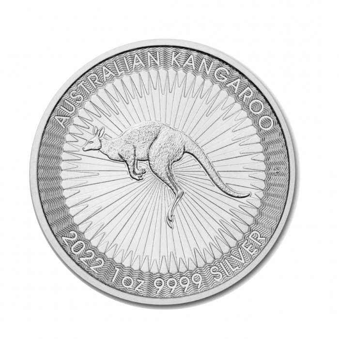 1 oz (31.10 g) srebrna moneta Kangaroo, Australia (random year)