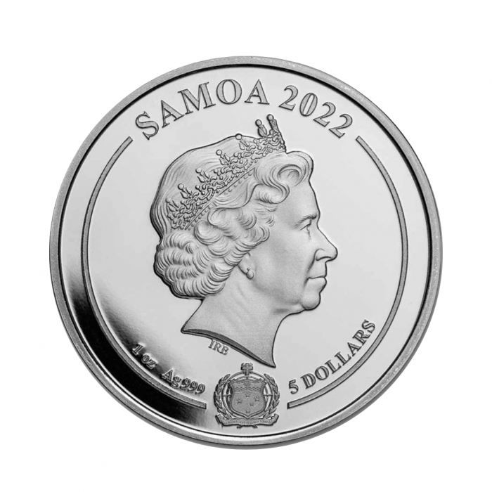 1 oz (31.10 g) silver coin Daffy Duck, Samoa 2022