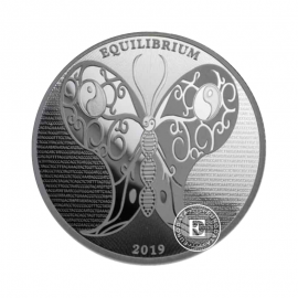 1 oz (31.10 g) srebrna moneta Equilibrium Butterfly, Tokelau 2019