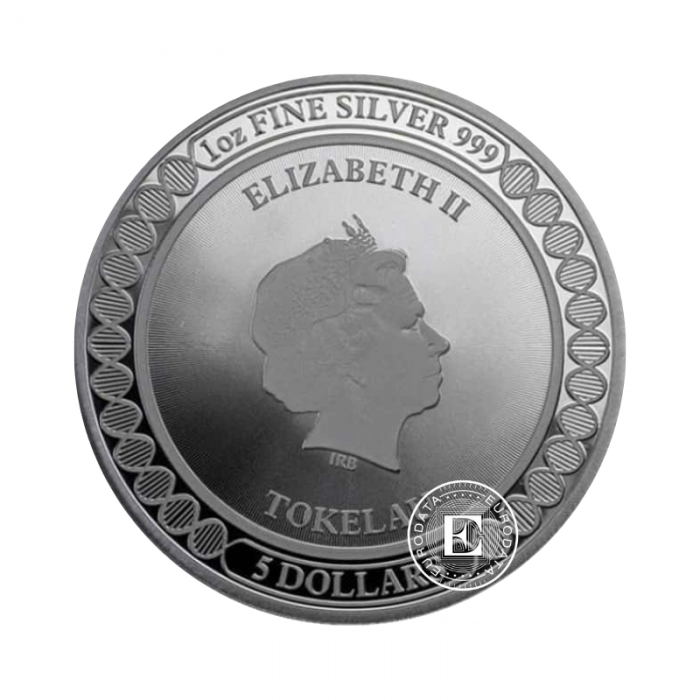 1 oz (31.10 g) silver coin Equilibrium Butterfly, Tokelau 2019
