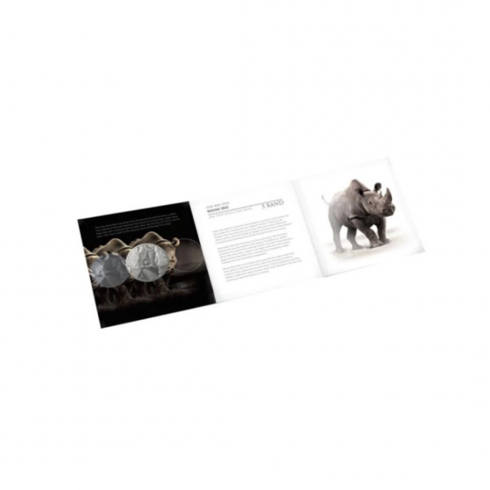 1 oz (31.10 g) silver coin Big Five - Rhino, South Africa 2022
