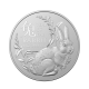 1 oz (31.10 g) silver coin Year of the Rabbit RAM, Australia 2023