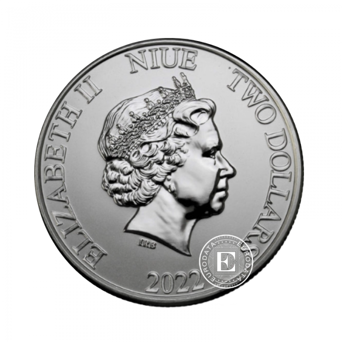 1 oz (31.10 g) srebrna moneta Year of the Tiger, Niue 2022