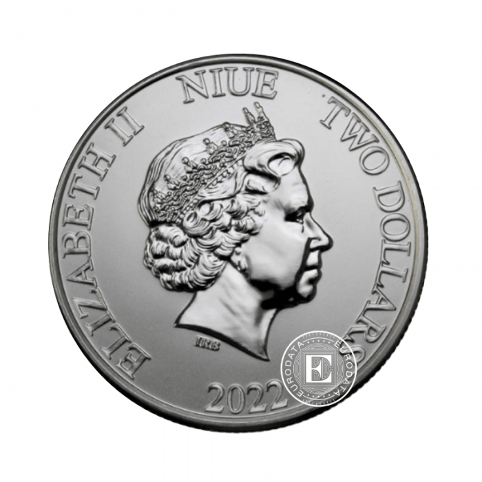 1 oz (31.10 g) silver coin Year of the Tiger, Niue 2022