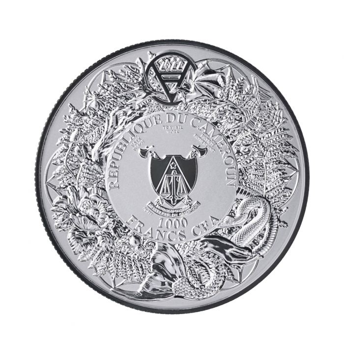 2 oz (62.20 g) sidabrinė moneta Undinėlė, Kamerūnas 2023