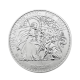 2 oz (62.20 g) sidabrinė moneta Una ir liūtas, Šv. Helena 2022