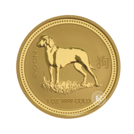 1 oz (31.10 g) goldmünze Lunar I - Year of the Dog, Australia 2006