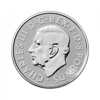 2 oz (62.20 g) sidabrinė moneta Tudor Beasts - Greyhound of Richmond, Didžioji Britanija 2025