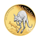 2 oz (62.20 g) sidabrinė moneta Kengūra, Australija 2022 (dalinai paauksuota, su sertifikatu)
