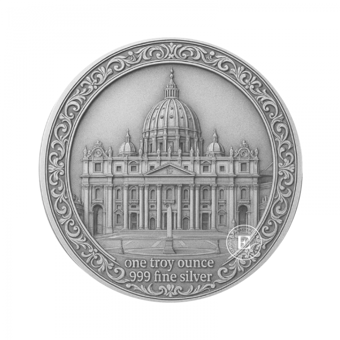 1 oz (31.10 g) srebrny medal (okrągły) Wybór Papieża Leona XIV, USA 2025