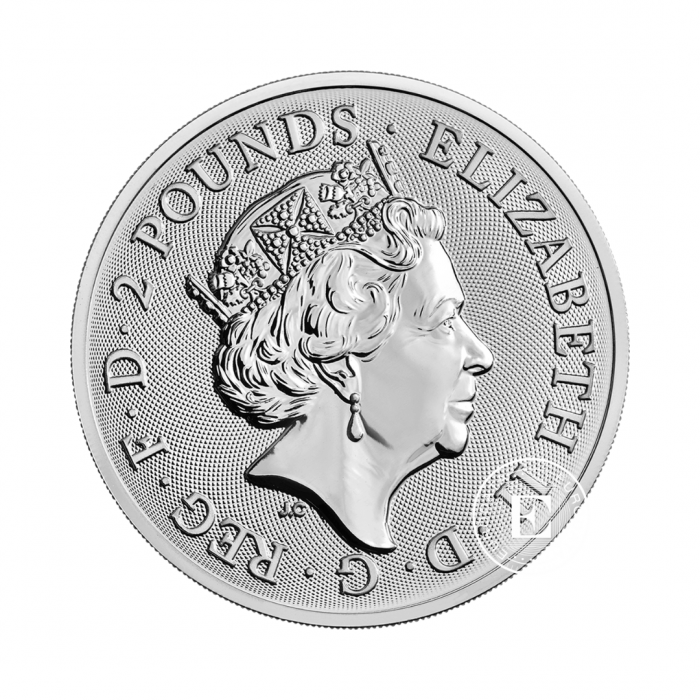 1 oz (31.10 g) silver coin Trafalgar Square, Great Britain 2018