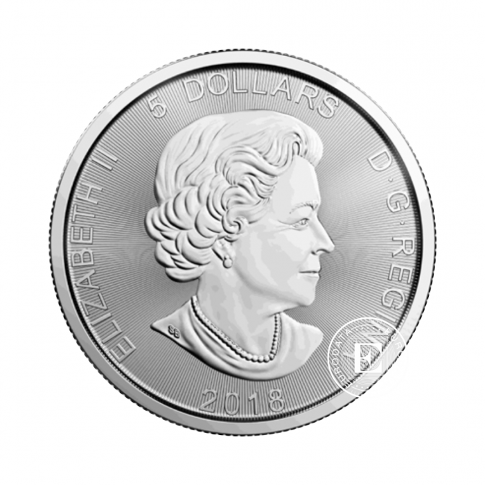 1 oz (31.10 g) silver coin Wolf, Canada 2018
