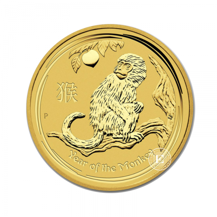1 oz (31.10 g) Goldmünze Lunar II - Year of the Monkey, Australien 2016