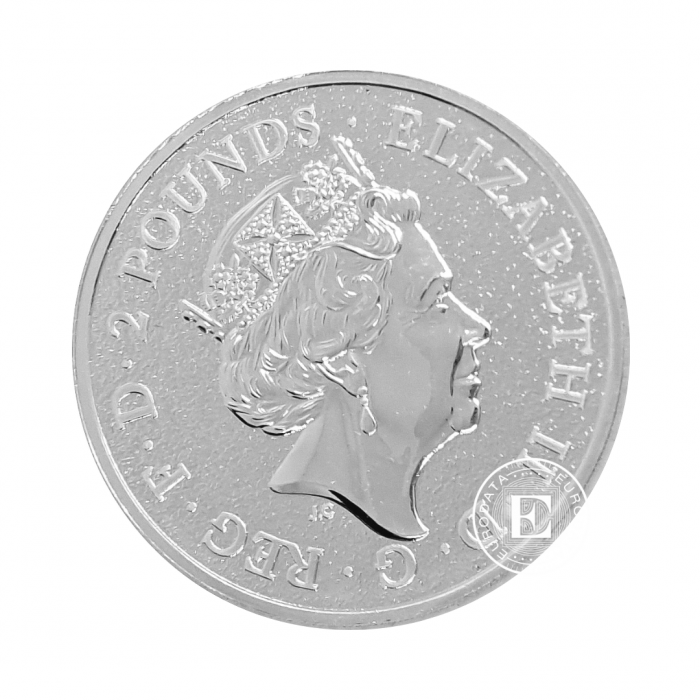 1 oz (31.10 g) pièce d'argent London Big Ben, Great Britain 2017